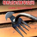 도구 휴대용 강청 원예 제초호미 소형 뿌리 망간 잡초