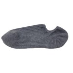 남성 골지 차콜 발목 덧신 양말 4개 페이크삭스용