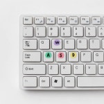 드로잉 알파벳 데일리 컬러 스티커 클래식