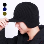 귀달이 니트캡모자 남녀공용 겨울 방한 니트비니 귀마