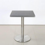 가구산책 사각 테이블 실버엣지 600 H6668