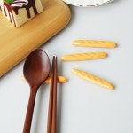 바게트빵 도자기 젓가락받침 4P 세트 식탁 수저받침