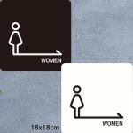 WOMEN 오른쪽화살표1 부착형 정사각안내판