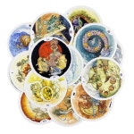Circle of Life 타로 카드 A 78 덱 오라클 영어 비전 점술 에디션 Borad 게임