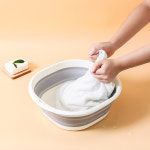 빼다 접이식 틈새수납 사각 세수대야