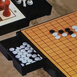 명인랜드 접이식 자석 바둑 체스 세트 바둑판 체스판 바둑놀이