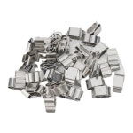 304 스테인리스 스틸 태양광 PV 케이블 클립 클램프 와이어 일반 50 20