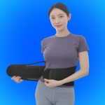 얇은 허리보호대 복대 여름 여름용 밴드 1개 1type 사이즈L 허리28-31