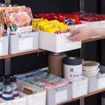 이즈리빙 하우스버디 2 2 주방틈새수납 팬트리 손잡이 수납바구니 4세트