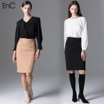 enc EnC H라인 정장 스커트