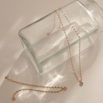 제이로렌 제이로렌 제이로렌 레브라도 원석 로즈골드 목걸이 G0270