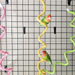 앵무새 놀이터 와이어 로프 횟대 1m 앵무새횟대 로프횃대 단품 1개