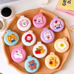 미니 브러쉬 빗 손거울 귀여운 캐릭터 접이식 거울 곰돌이