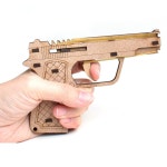 베레타 권총 5연발 나무고무줄총 만들기 장난감 CM876