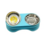 도기프렌드 에띠 더블식기 민트 강이지식기