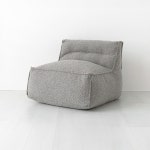 마켓비 엠보 1인 패브릭 빈백소파 LS046