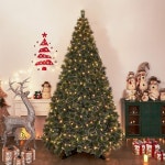 대형 뉴리얼 솔잎 눈꽃 트리 교회전시