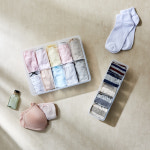 엠에이치앤코 모던하우스 모던하우스 깔끔 튼튼 반투명 양말정리함 5칸 31x9 BT0123003