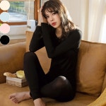 여성내의 부담스럽지 않은 얇은소재 신축성 내복세트