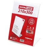 A4 아크릴 쇼케이스 단면 L자 메뉴판 가격표 POP꽂이