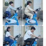 실내자전거 가정용 즈위프트 소형 분홍색 1 표준형 유산소 스탠다드핏