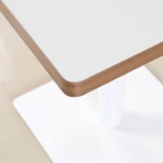 가구산책 사각 테이블 월넛엣지 600 H6720