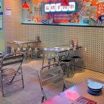 접이식 스텐 의자 식당 보조 모던 편의점 간이 야외 카페