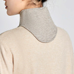 버튼 넥워머 이너 단추 실내 페이크 카라