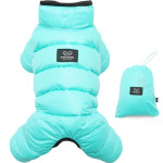 퍼피엔젤 퍼피엔젤 강아지 AIR 3 패딩 오버롤 여아용 방한 보온 애견패딩 반려견 겨울옷 OW554