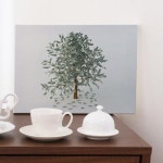 꾸밈 ad326-캔버스액자33 4x24 2 부자되는나무