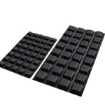 피트 노트북 전자 스틱 가구 12Pcs 유리 접착 패드 스피커 고무 사각형 자체 가전 컴퓨터에 범퍼