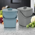 가정용 음식물쓰레기통 2L 쓰레기통 올민트