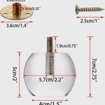 가구 의자높이조절 아크릴 세트 하드웨어 교체 라운드 다리
