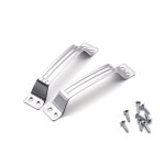 미소 크롬 손잡이 문고리 서랍 가구 손잡이 2p