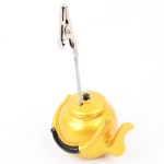 엔틱 주전자 메모클립 빈티지 네임텍 메모 집게 홀더