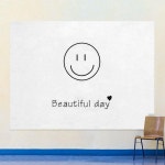 대형 패브릭 포스터 스마일 L