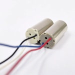 2pcs 미니 1020 CW CCW 코어리스 모터 DC 3 7V 7 4V RC 자동차 드론 Quadcopter 항공기 엔진 용 고속 9T 황동 기어