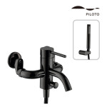 필로토 더죤테크 하프욕조201 크롬 욕조샤워수전