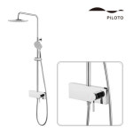 필로토 더죤테크 보떼해바라기401 크롬 샤워기 수전일체형