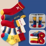 준캡 아동겨울양말 스마일A 파일양말 방한양말 아동양말세트 어린이