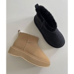 짝꿍닷컴 여성 방한 에코퍼 라운드 어그 숏 부츠 RJ-g1426