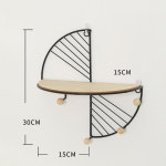 벽장식 써클 수납 선반