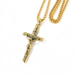 십자가 줄 목걸이 기독교 패션목걸이