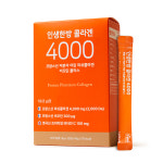 인생한방 콜라겐 4000 프랑스산 저분자 어린 피쉬 콜라겐 비오틴 플러스 5g x 28포