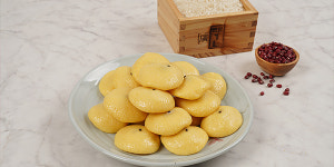 잔기지떡 1박스 호박 50개