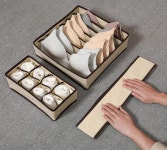 칸막이 부직포 속옷정리함 수납함 양말 정리함 보관함 6칸 DD-10100