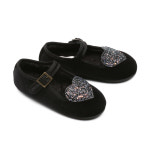 키펀트 멀티 포인트 여아 겨울 털 구두