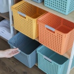사각바구니 넓은형 빨래 정리바구니 수납바스켓