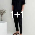 머시따 1 1 테이퍼드핏 린넨 밴딩 슬랙스