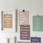 감성 빈티지 엽서 벽면 다꾸 캘리그라피 인테리어 레터링 DC003190